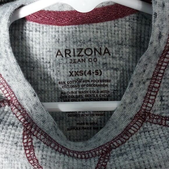 Arizona Jean Co. Grey XXS 4-5 Howl You Doin? Kid's Boy's Shirt - Picture 5 of 6